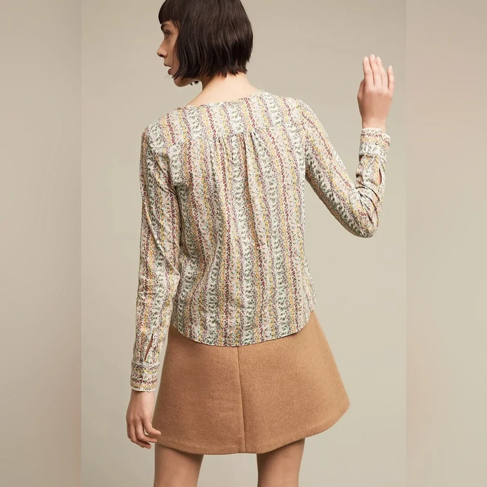 Anthropologie Maeve Gelise Button Blouse - Picture 4 of 9